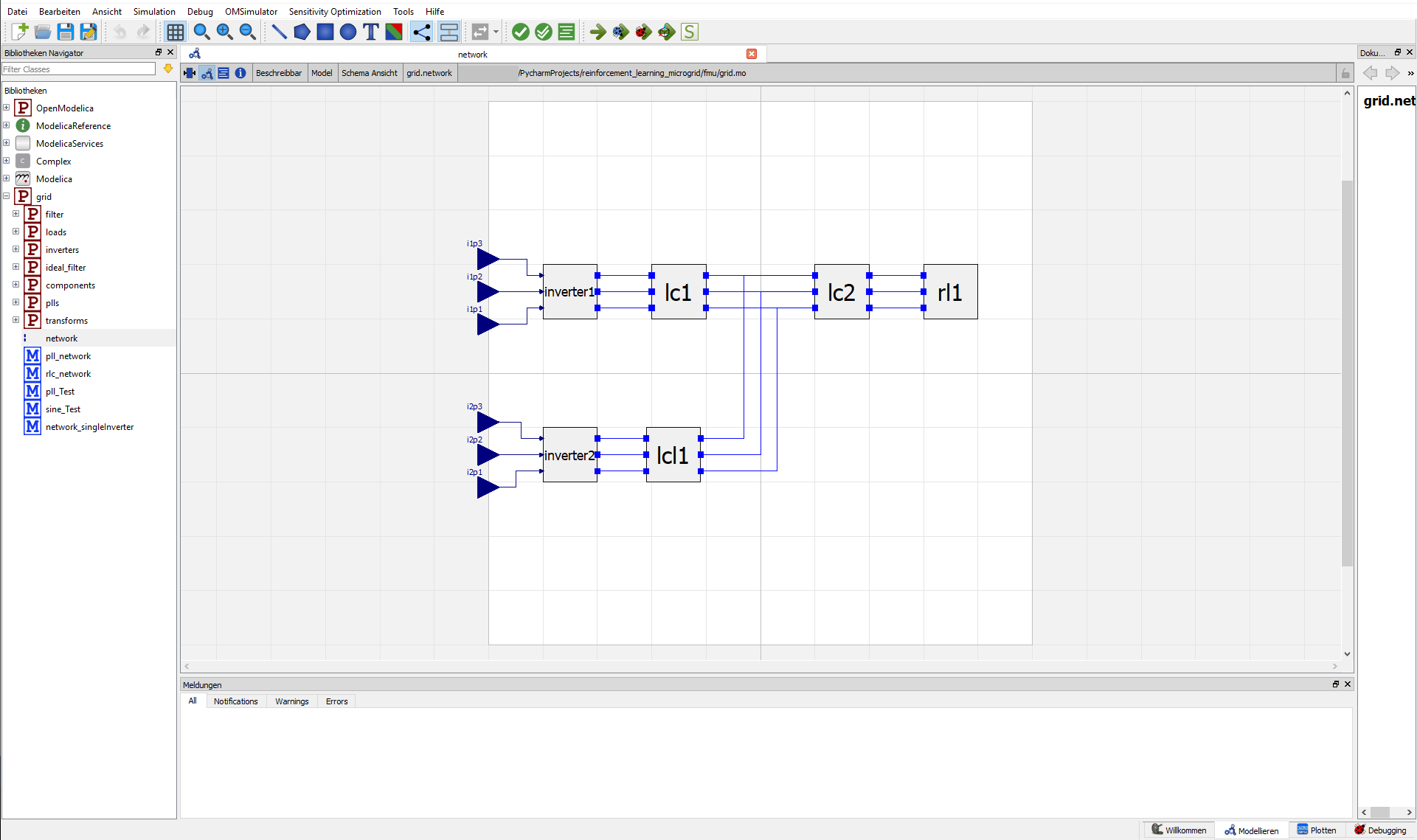 Two inverter network